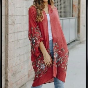Leto long line kimono